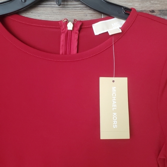 NEW Michael Kors Women's Long Sleeve Maxi Dress Maroon Color  Size XS * - Picture 5 of 14